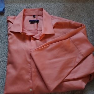 Geoffrey Beene long sleeve button up shirt classic fit 18 36/37